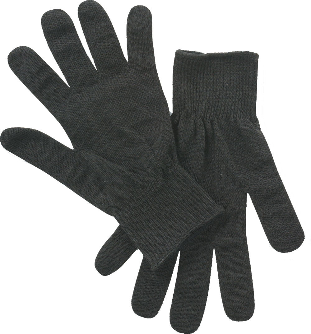 Polypro Liner Gloves, Black, Osfm - Gloves & Mittens